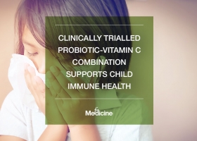 Clinically trialled probiotic-vitamin C combination supports child immune health