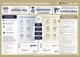Infographic, chronic pain and central sensitisation